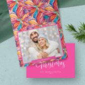 Trendy Pink Frohe Weihnachten