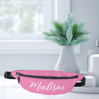 Trendy Pink Girls Name Handgeschriebenes Skript be