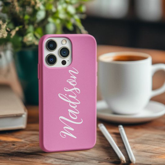 Trendy Pink Girls Name Handgeschriebenes Skript be Case-Mate iPhone Hülle