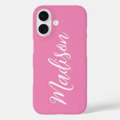 Trendy Pink Girls Name Handgeschriebenes Skript be Case-Mate iPhone Hülle (Rückseite)