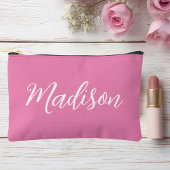 Trendy Pink Girls Name Handgeschriebenes Skript be Zubehörtasche