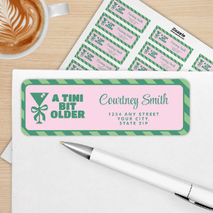 Trendy Pink & Green A Tini Bit Ältere 30. Geburtst