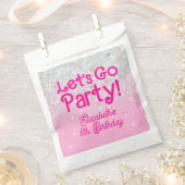 Trendy Pink Lasse Geburtstag Party gehen Geschenktütchen (Ausgeschnitten)