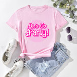 Trendy pink lassen Sie uns Party Junggeselinnen-Ab T-Shirt<br><div class="desc">Trendy Retro Pink Let's Go Junggeselinnen-Abschied T - Shirt - erhältlich in verschiedenen Stilen,  Größen und Farben.</div>