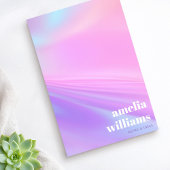 Trendy pink purple pastel gradient post-it klebezettel