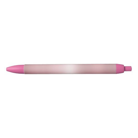 Trendy Pink Rose Gold Moderne elegante Vorlage Kugelschreiber (Vorderseite)