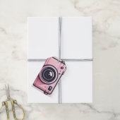 Trendy Pink Snapshot Fotokamera Fotografie Geschenkanhänger (Mit Garn)