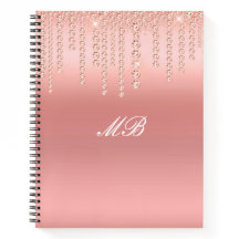 Trendy Pink Spiral Notebook