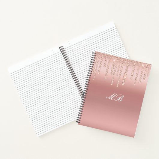 Trendy Pink Spiral Notebook Notizblock (Innenseite)