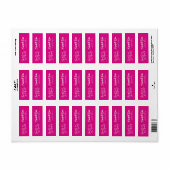 Trendy Pink Whimsical Hand Drawn 30. Geburtstag (Vorne)