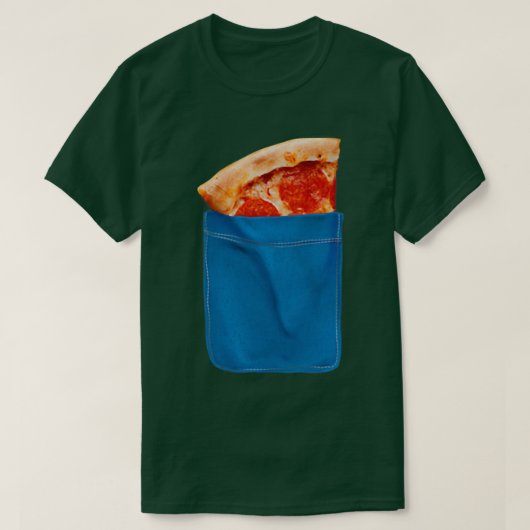 Trendy Pizza Pocket Spaß 33495680 T-Shirt (Design vorne)