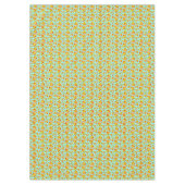 Trendy Pizza Slices on Blue Pizzeria Restaurant Tischdecke (Vorderseite)