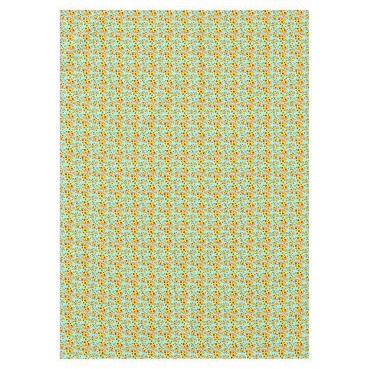 Trendy Pizza Slices on Blue Pizzeria Restaurant Tischdecke (Vorderseite)