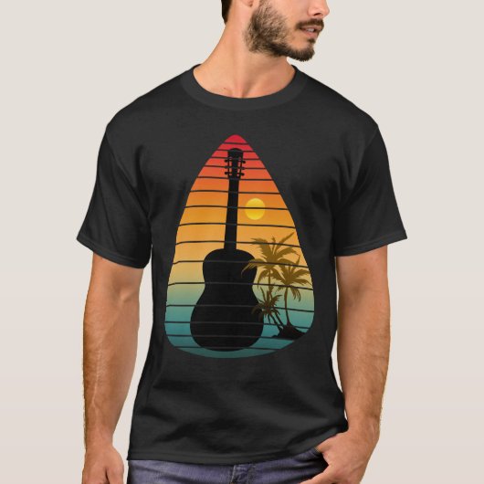 TRENDY PLEKTRUM SUNSET T-Shirt (Vorderseite)