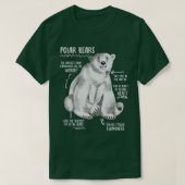 Trendy Polar Bear Facts Premium T-Shirt (Design vorne)