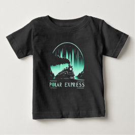 Trendy Polar Express Zug Schwarz Baby T-shirt