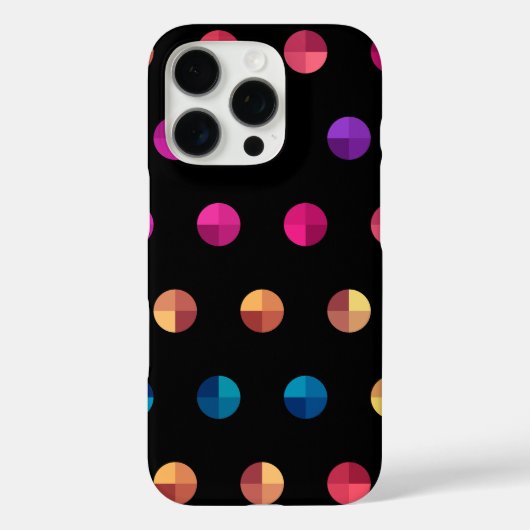 Trendy Polka Dots Case-Mate iPhone Hülle (Rückseite)