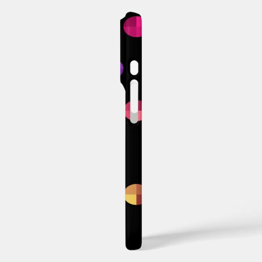 Trendy Polka Dots Case-Mate iPhone Hülle (Rückseite / Links)