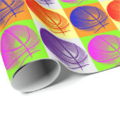 Trendy Pop Art Basketball Geschenkpapier (Rolleneckpunkt)