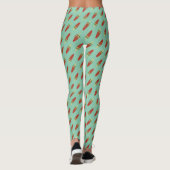 Trendy Popsicle Pattern Summer Leggings (Rückseite)