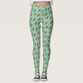 Trendy Popsicle Pattern Summer Leggings (Vorderseite)