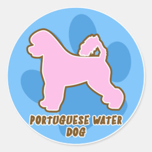 Trendy Portugiesischer Wasserdosenaufkleber Runder Aufkleber