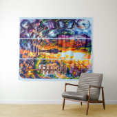 Trendy -Positiv Wandteppich (Beispiel (Horizontal))