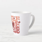 Trendy Positive Affirmation Aesthetic Quote Milchtasse (Rechte Ecke)