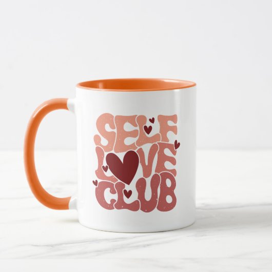 Trendy Positive Affirmation Aesthetic Quote Tasse (Links)
