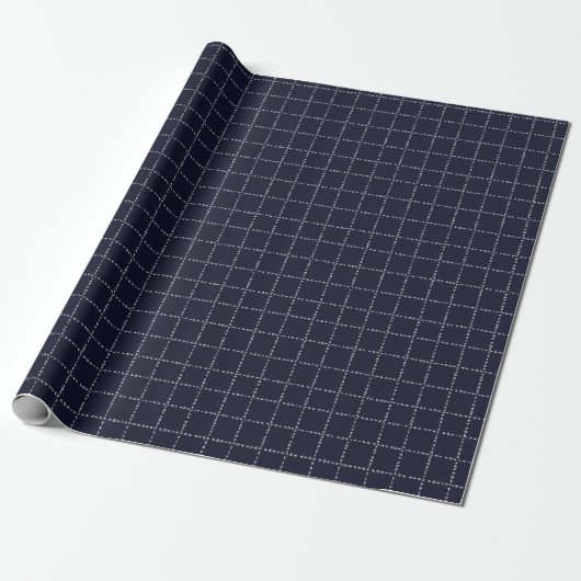 Trendy "Positive" Muster, Gitter Karo. Geschenkpapier (Ungerollt)