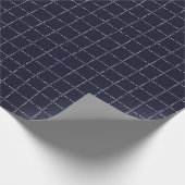 Trendy "Positive" Muster, Gitter Karo. Geschenkpapier (Ecke)