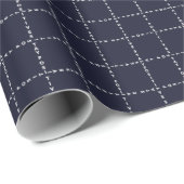 Trendy "Positive" Muster, Gitter Karo. Geschenkpapier (Rolleneckpunkt)