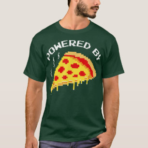 Trendy Powered by Pizza Pixel Gaming Spaß 3357568 T-Shirt