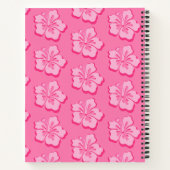 Trendy Preppy Tropical Floral School Subject Notizblock (Rückseite)