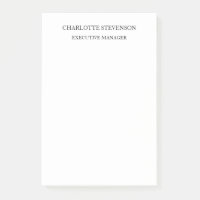 Trendy Professionell Weiß Schlicht Minimalistisch