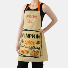 Trendy Pumpkin Spice Elegante Schürze
