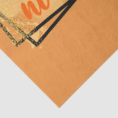 Trendy Pumpkin Spice Elegante Seidenpapier (Ausschnitt)