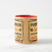 Trendy Pumpkin Spice Elegante Tasse (Zentrum)
