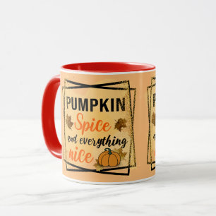 Trendy Pumpkin Spice Elegante Tasse