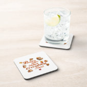 Trendy Pumpkin Spice macht alles schön Getränkeuntersetzer (Rechte Seite)