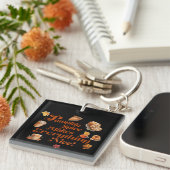 Trendy Pumpkin Spice macht alles schön Schlüsselanhänger (Vorderseite rechts)