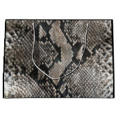 Trendy Python Snake Skin - Rich Elegant Fashion Große Geschenktüte (Vorderseite)