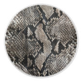Trendy Python Snake Skin - Rich Elegant Fashion Keramikknauf (Vorderseite)