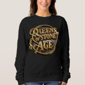 Trendy QOTSA Black Sweatshirt für Frauen 2024 (Vorderseite)