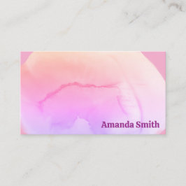 Trendy QR-Code cool abstrakten farbigen Geschäftsw Visitenkarte