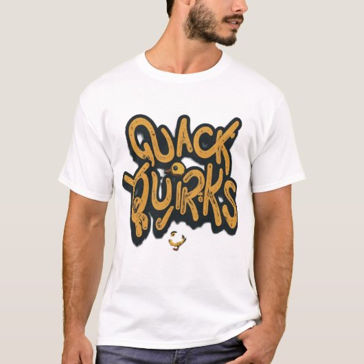 Trendy "Quack Quirks" T - Shirt (Vorderseite)