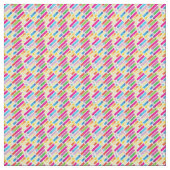 Trendy Rainbow Diagonal Lines Pattern Pop Art Stoff (Muster)