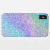 Trendy Rainbow Glitzer Apple Case-Mate iPhone Hülle (Rückseite (Horizontal))