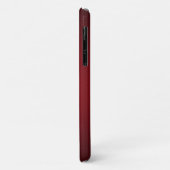 Trendy Red-Black Grainy Vignette Case-Mate iPhone Hülle (Hinten/Links)