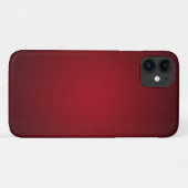 Trendy Red-Black Grainy Vignette Case-Mate iPhone Hülle (Rückseite (Horizontal))